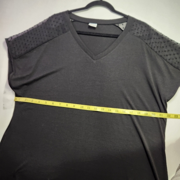 💣 Wiholl Black V-Neck Women's Blouse Size 2XL - Picture 7 of 7